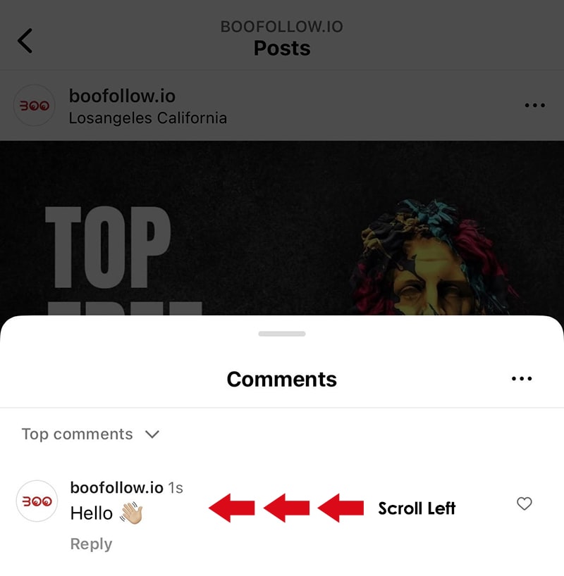 How to dellet your Instagram comment?